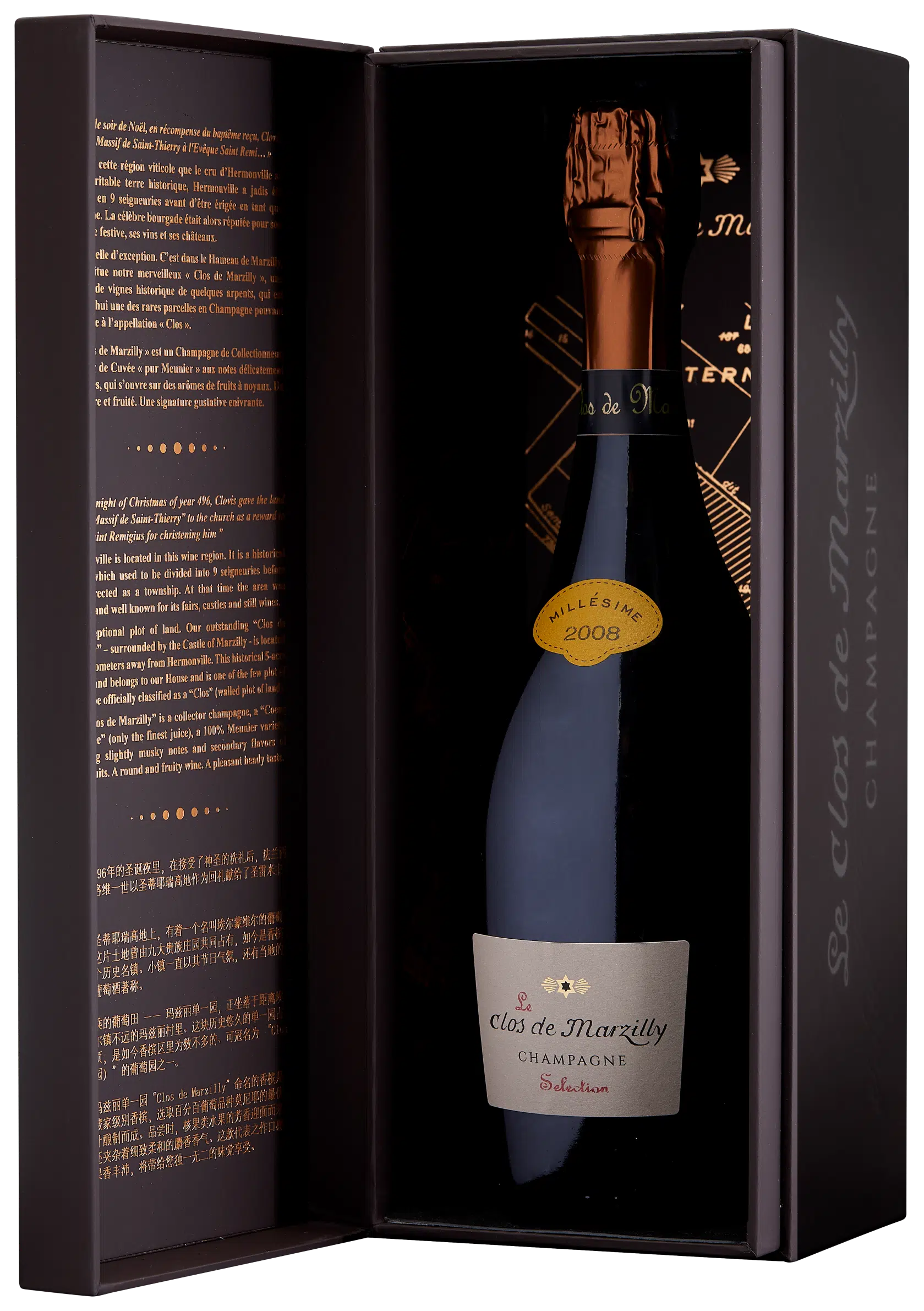 Clos de Marzilly et coffret